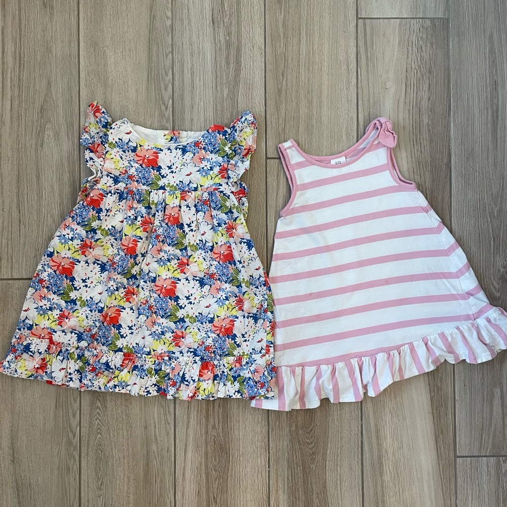 Two GAP Spring/Summer Toddler Girl Dresses